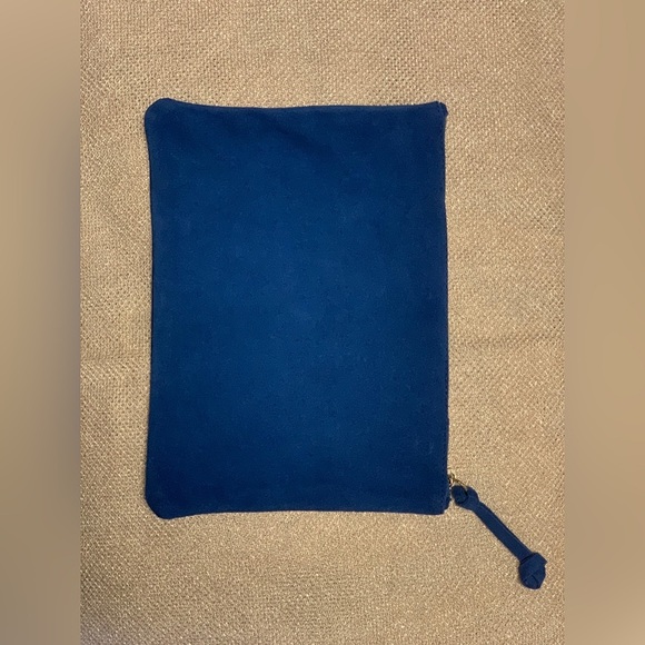 Hake! Blue Suede Clutch